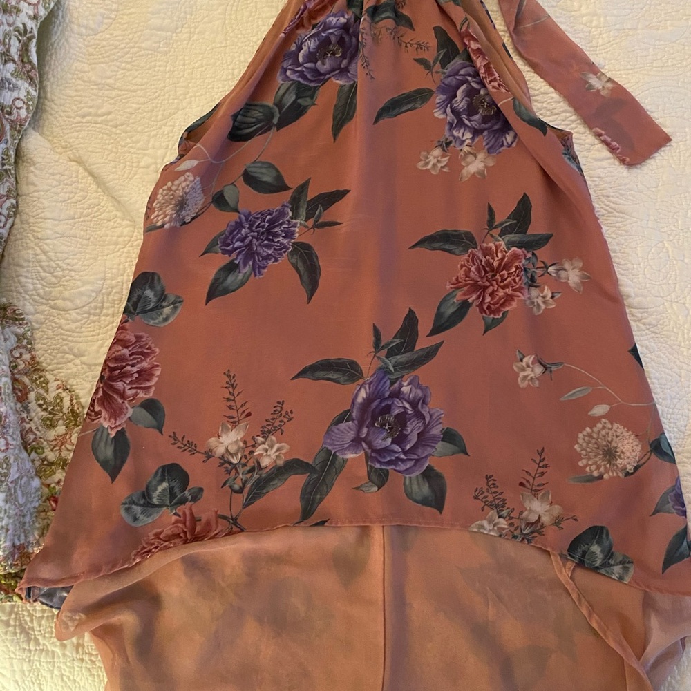 Floral flowing Top